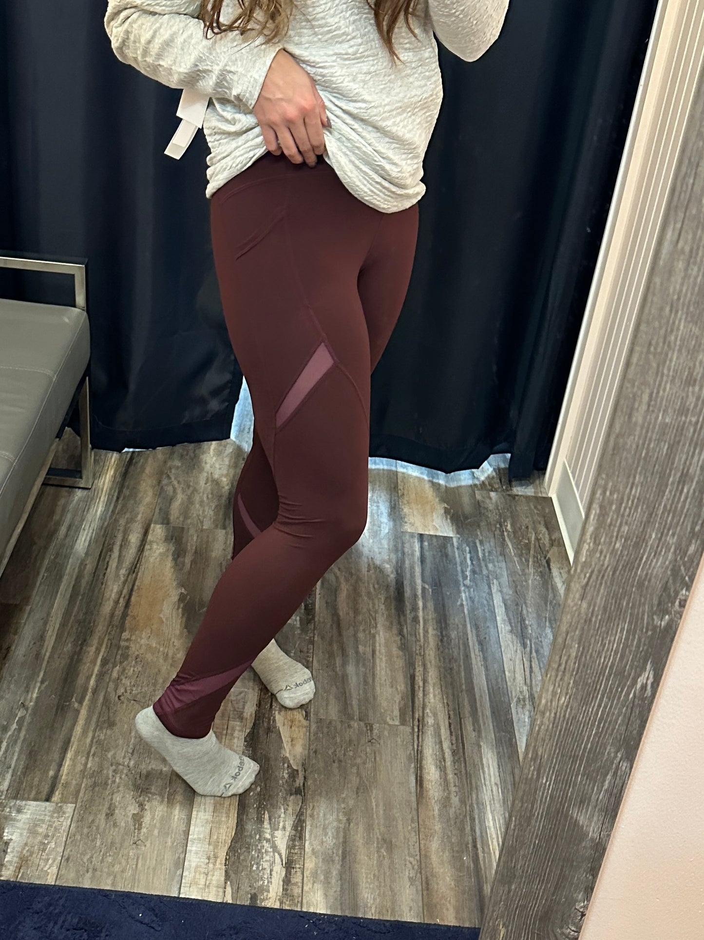 Butter Soft Leggings with Mesh Detail