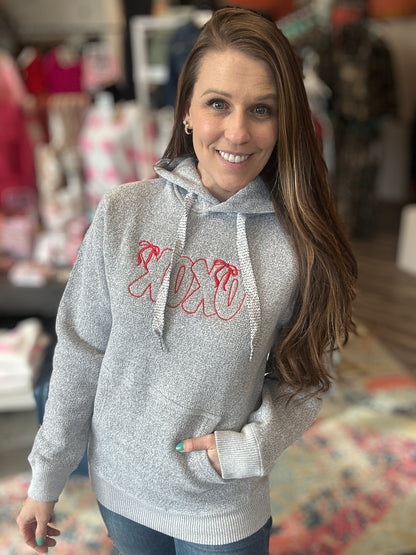 XOXO Embroidered Hoodie
