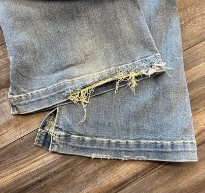 JoJo Flare Jeans with Slit Petite 29"