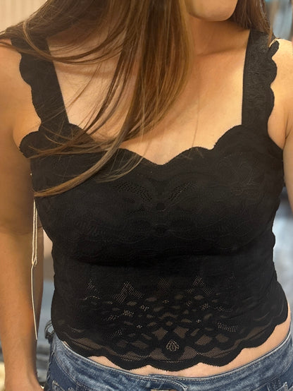 Scallop Edge Lace Bralette