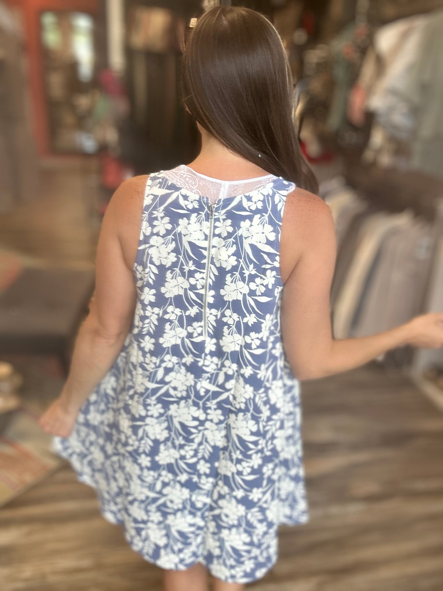 Floral Breeze Swing Dress