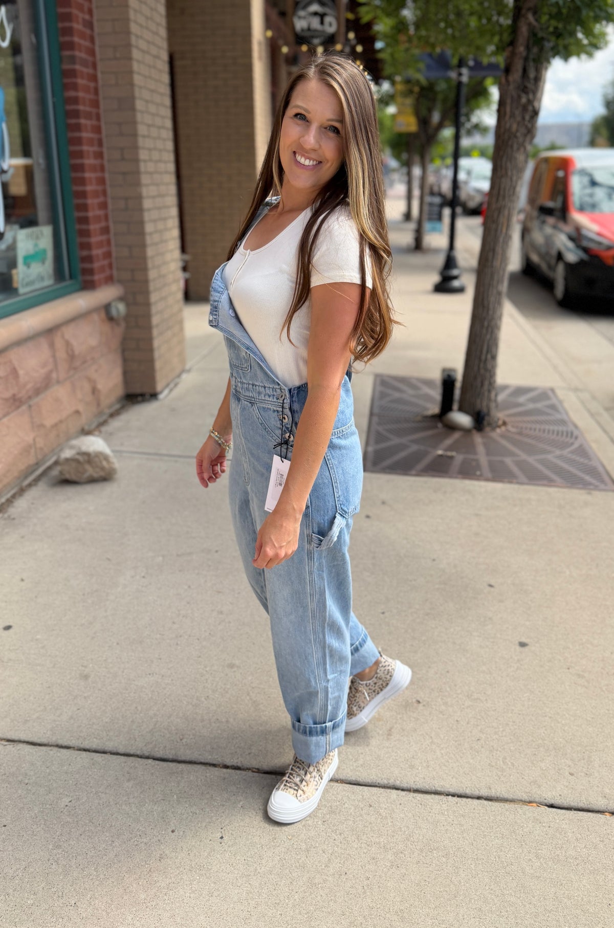Lt Blue Denim Overalls