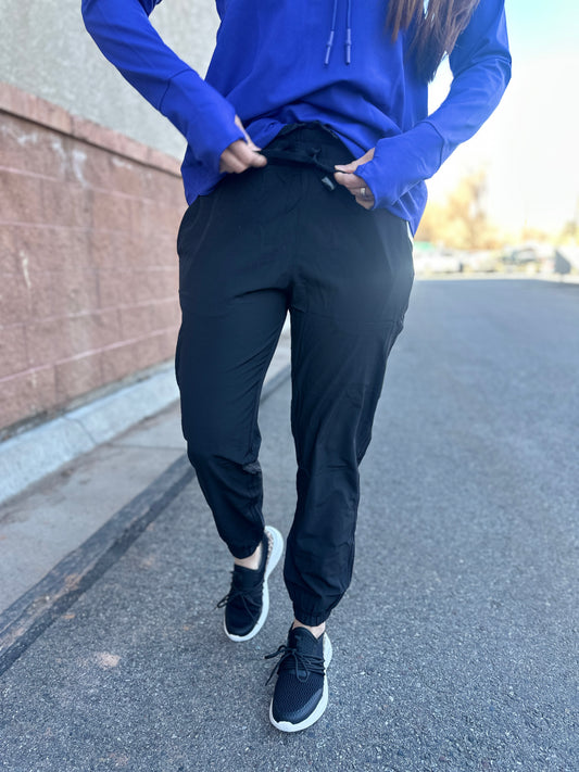 Cuffed Essential High Waist Joggers