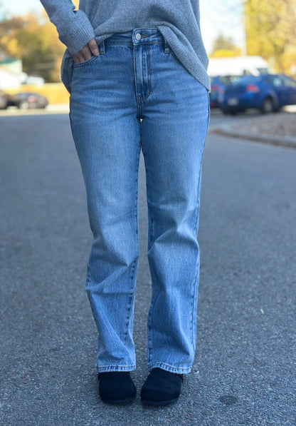 Ridged Magic Straight Leg Jeans