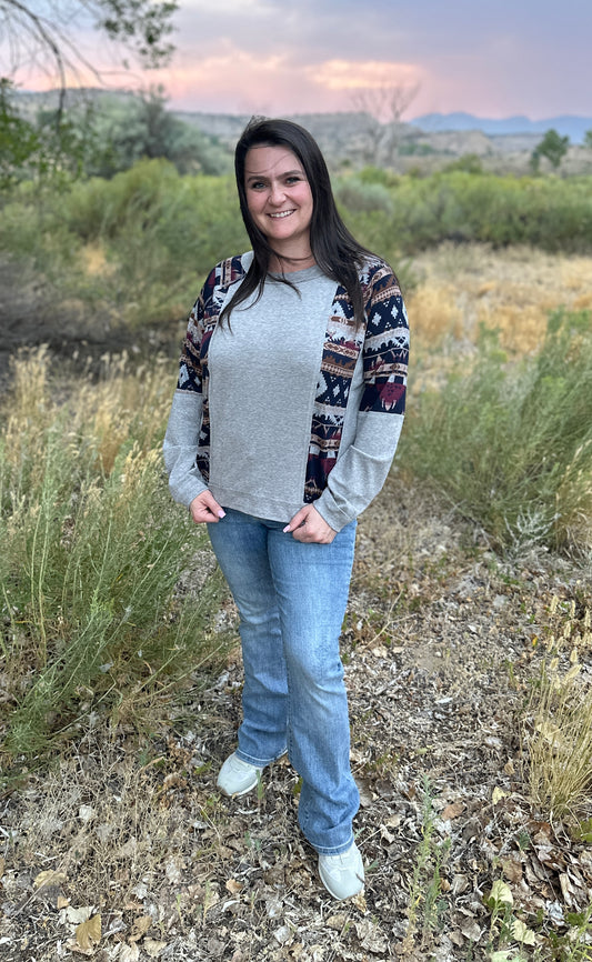 Nordic Pattern Raglan