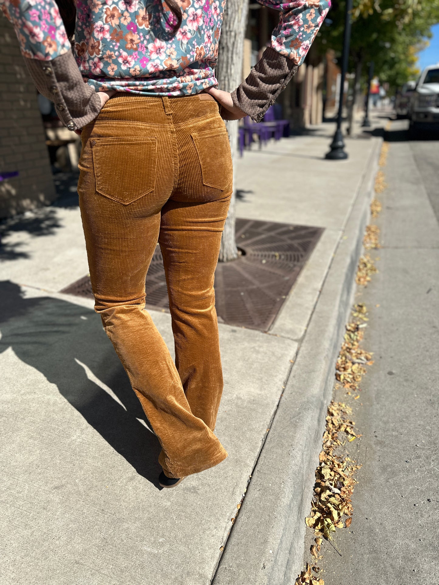 Camel Corduroy Bootcut