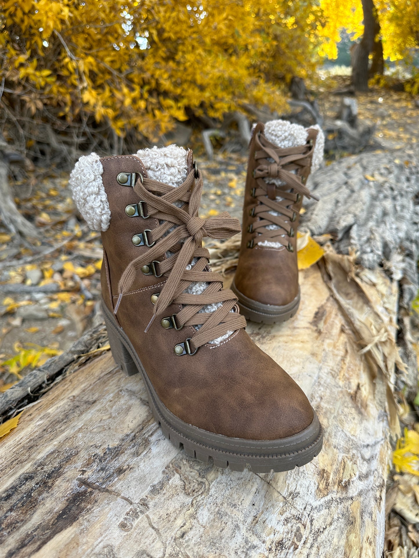 Tan Alpine Bootie