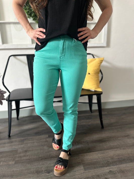 Aquamarine HW Slim Jeans