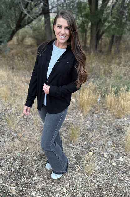 Super Soft Button Up