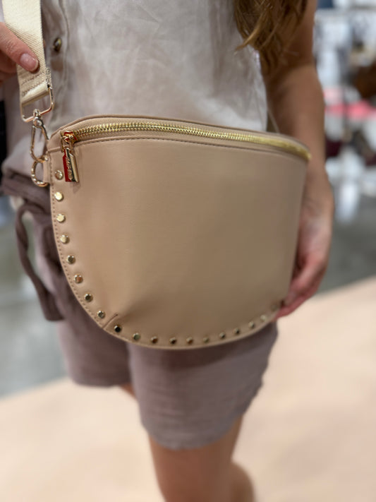 Studded Structured Crossbody