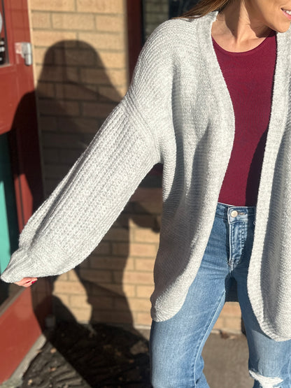 Lofty Open Sweater Cardigan