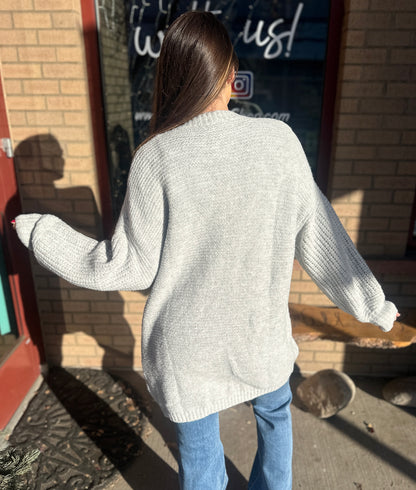 Lofty Open Sweater Cardigan