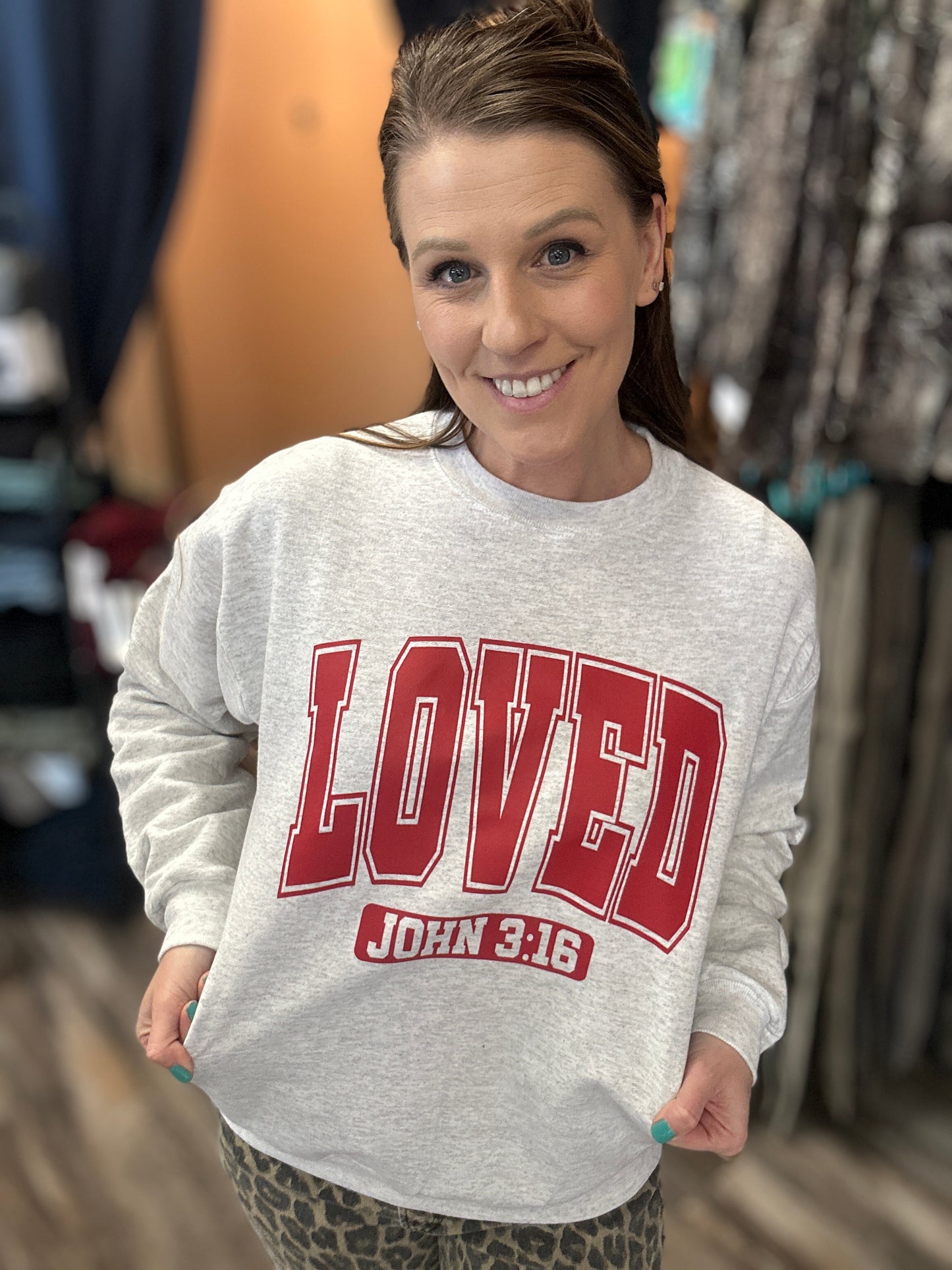 John 3:16 Sweatshirt