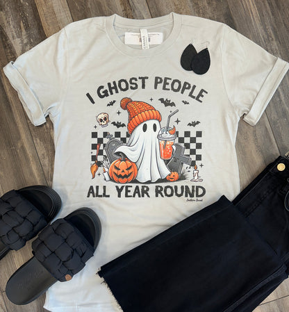 I Ghost People All Year-Round Graphic Tee