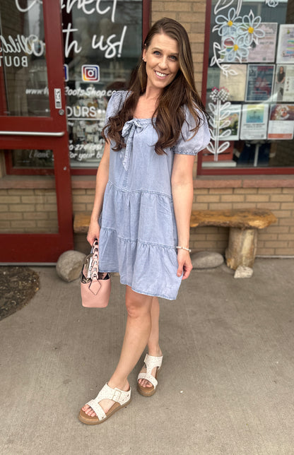 Denim Baby Doll Dress