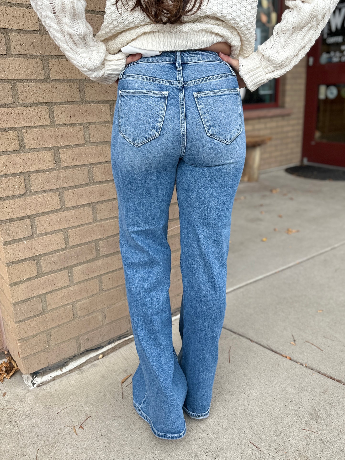 High Rise Wide Leg Jenny Jeans