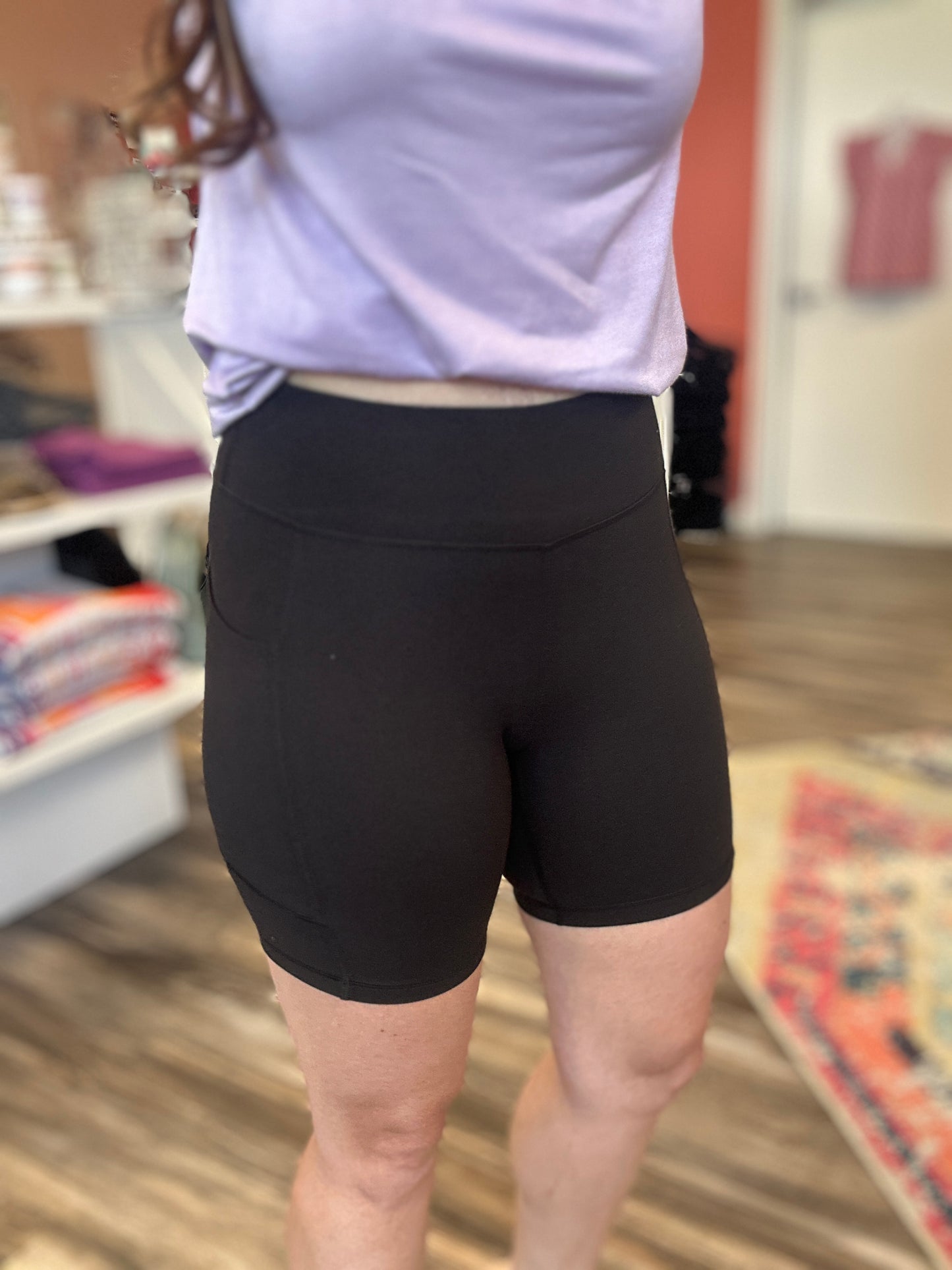 Black Biker Shorts