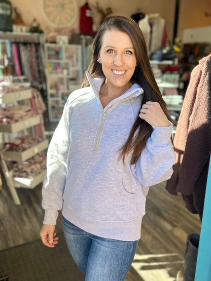 Dove Zip Pullover