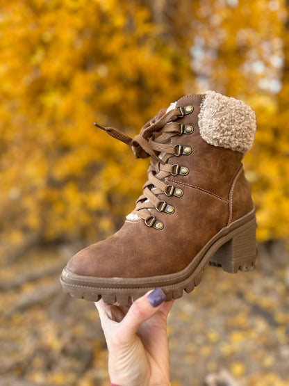 Tan Alpine Bootie