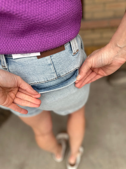 Connie High Waist Trouser Short
