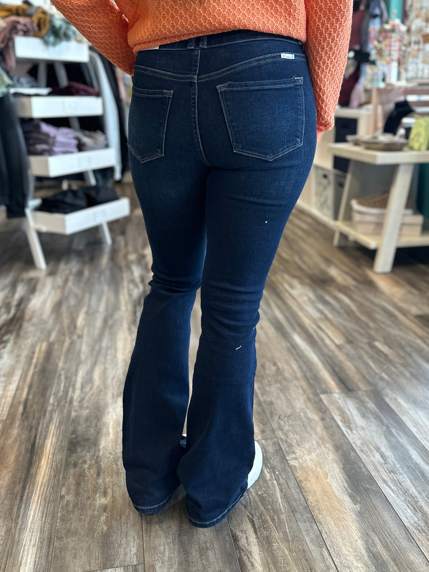 Roilyn Double Button Skinny Bootcut