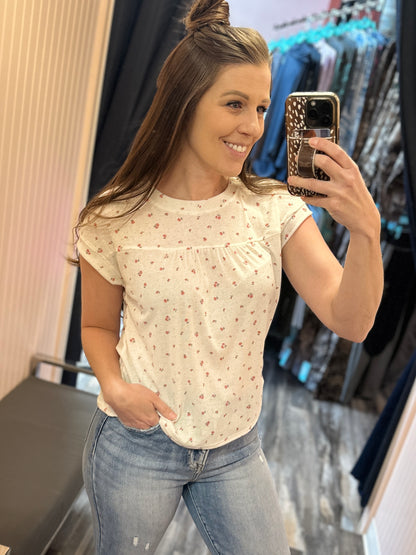Babydoll Floral Short Sleeve