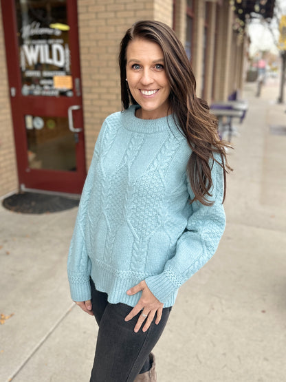 Knit Sweater with Back Cut Out