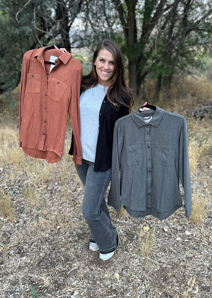 Super Soft Button Up