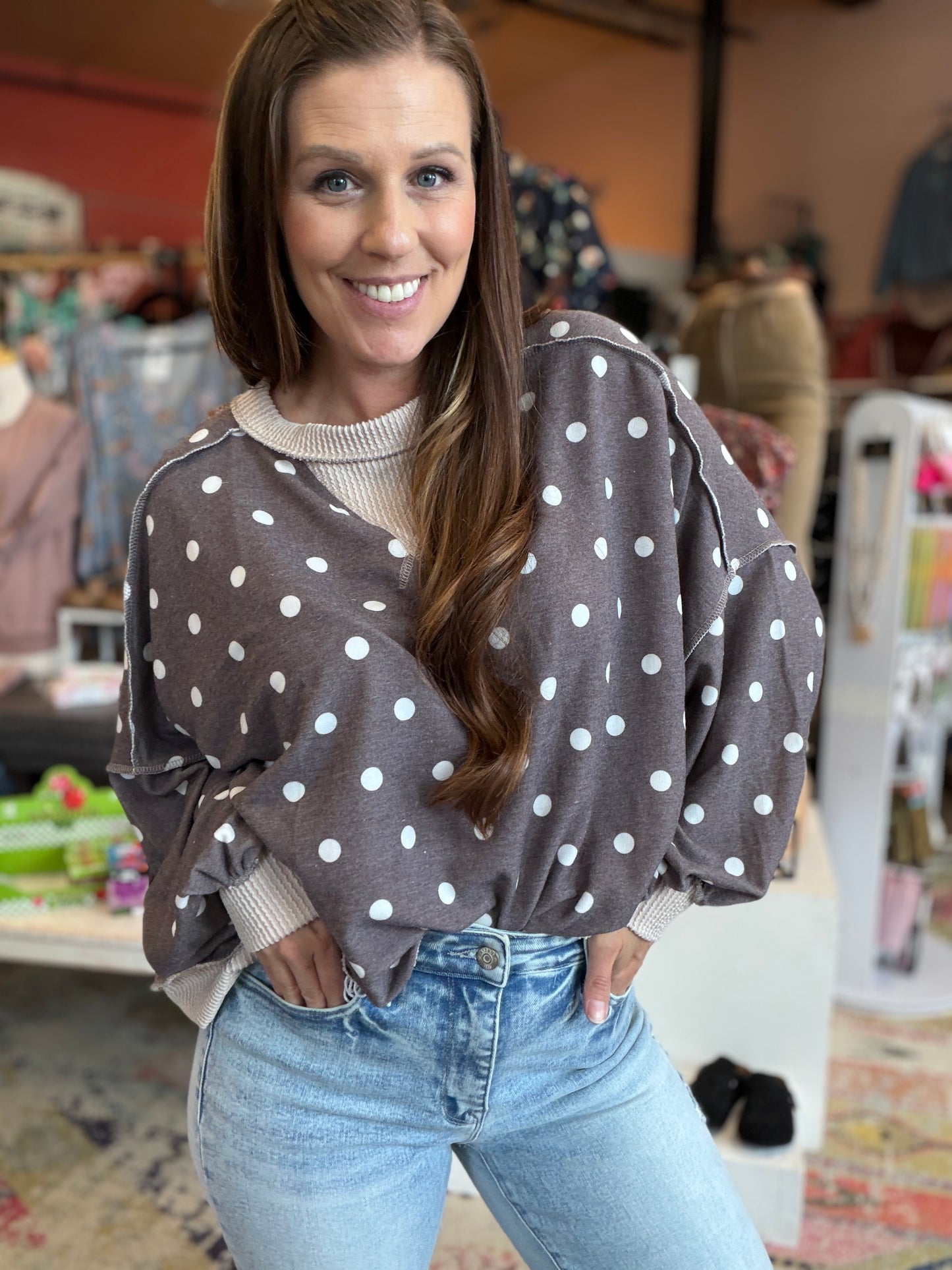 Polka Dot Sweater