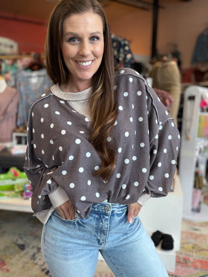 Polka Dot Sweater