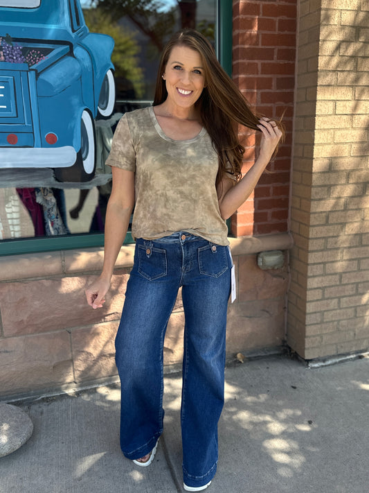 Tan Camo Short Sleeve