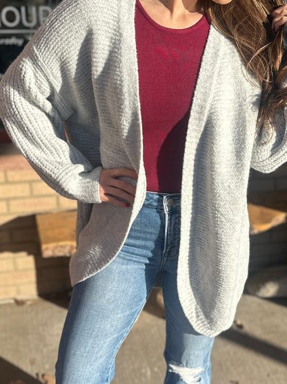 Lofty Open Sweater Cardigan