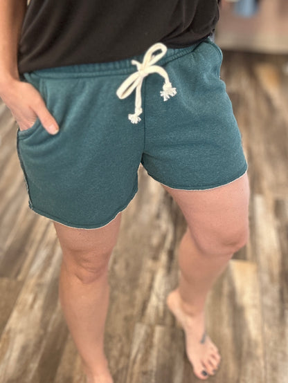 Fleece Lined Drawstring Shorts
