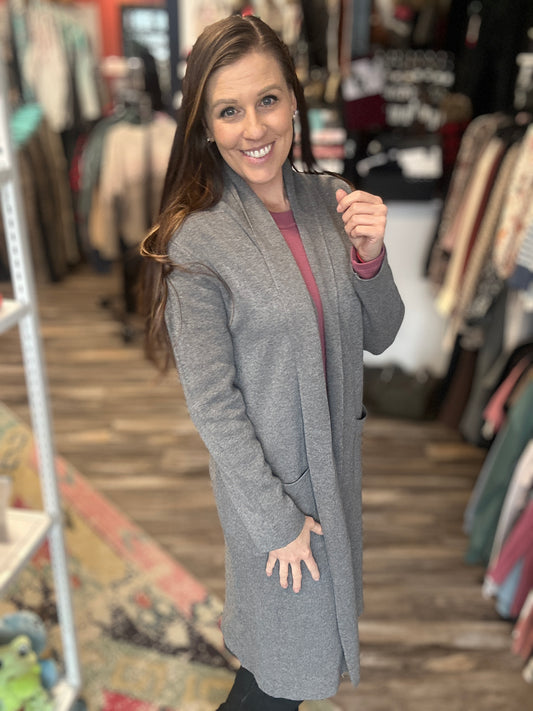 Butter Soft Grey Cardigan