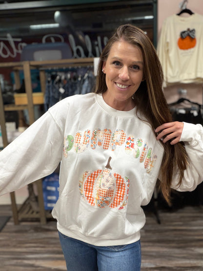 Pumpkin Patchwork Long Sleeve