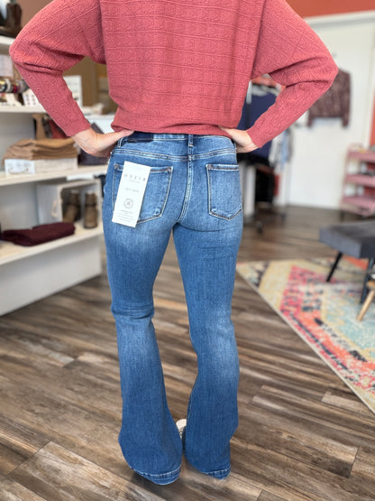 Paige Low Rise Flares