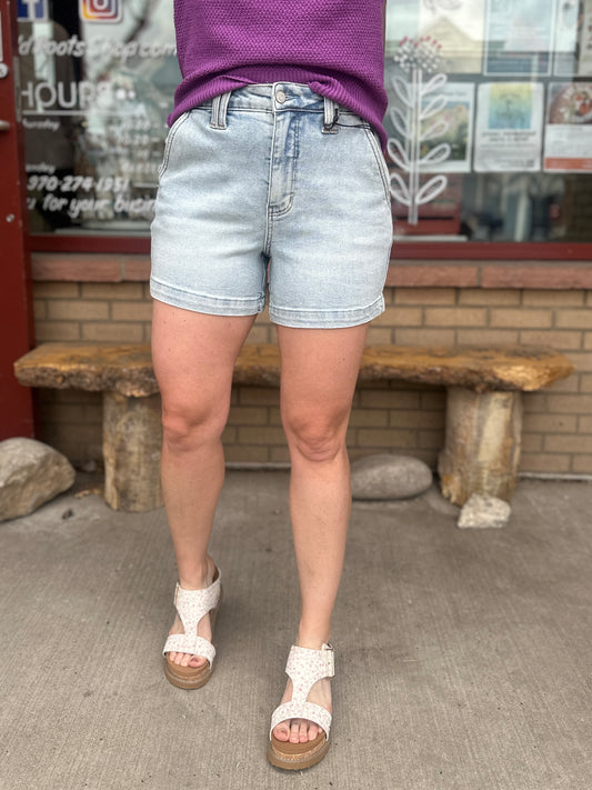 Connie High Waist Trouser Short