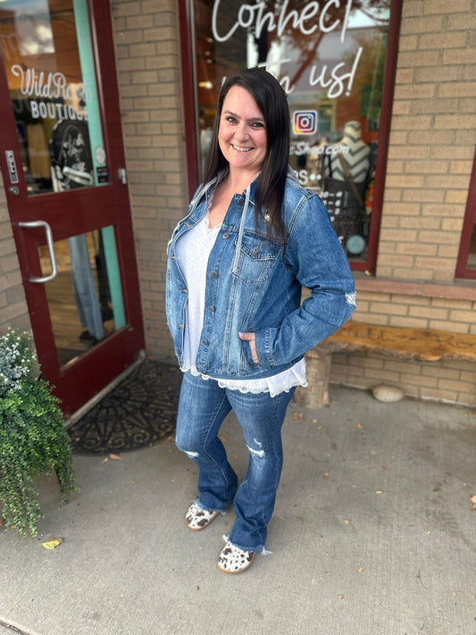 Dark Wash Vintage Jean Jacket