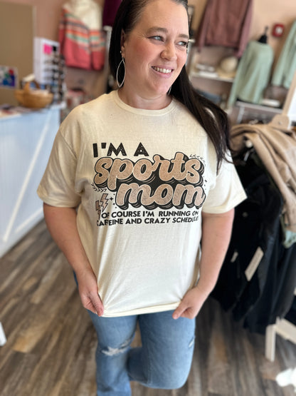 "Sports Mom" Graphic Tee