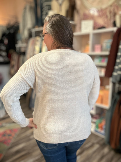 Solid Ribbed Sweater