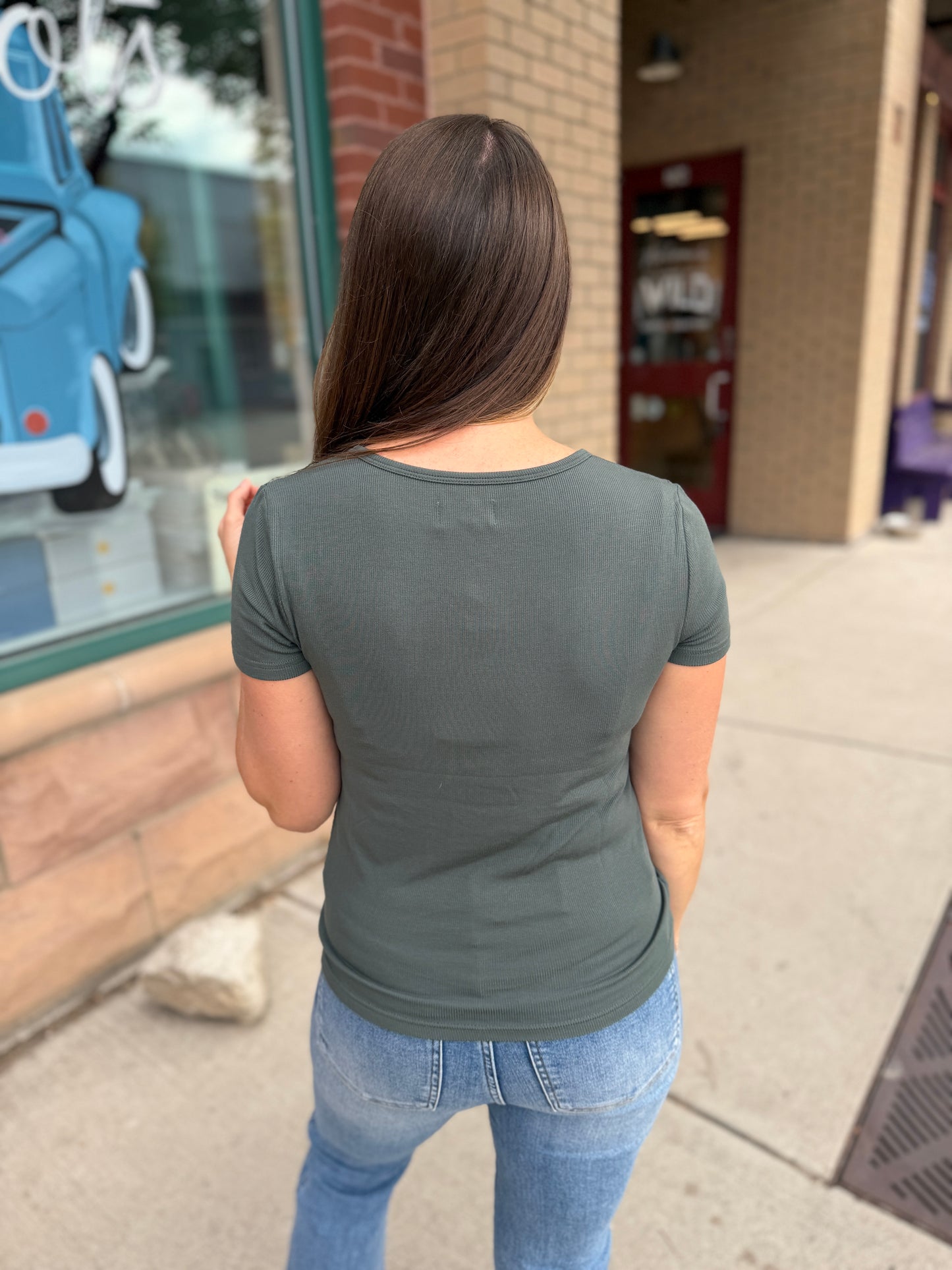Evanore Button Short Sleeve