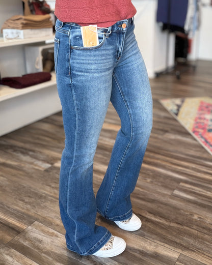 Paige Low Rise Flares