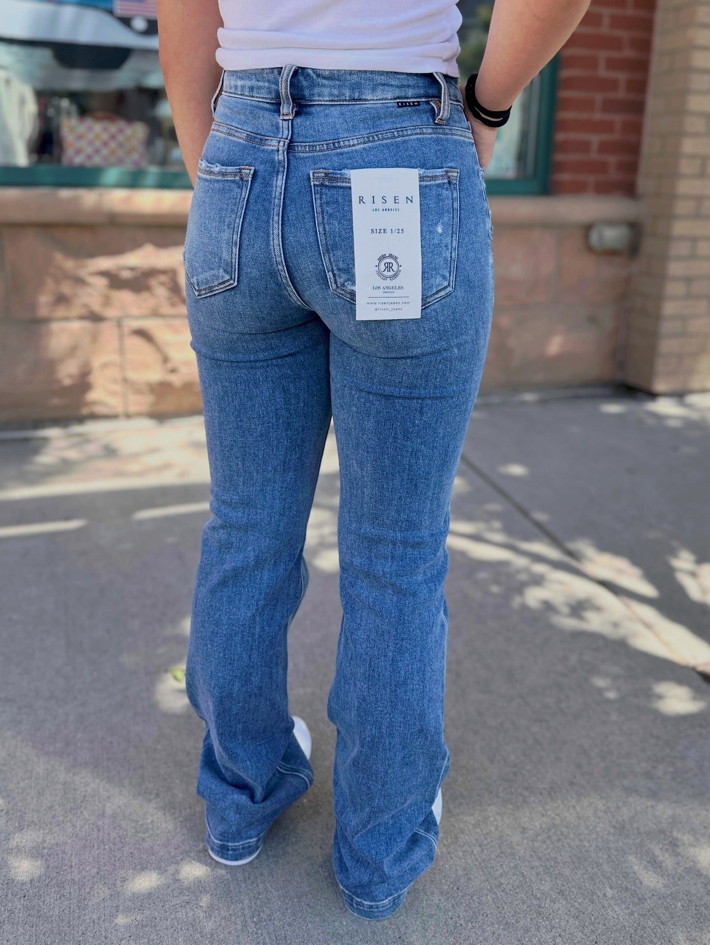 High Rise Tina Straight Leg Jeans