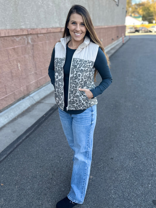 Leopard Animal Print Vest