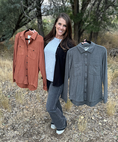 Super Soft Button Up