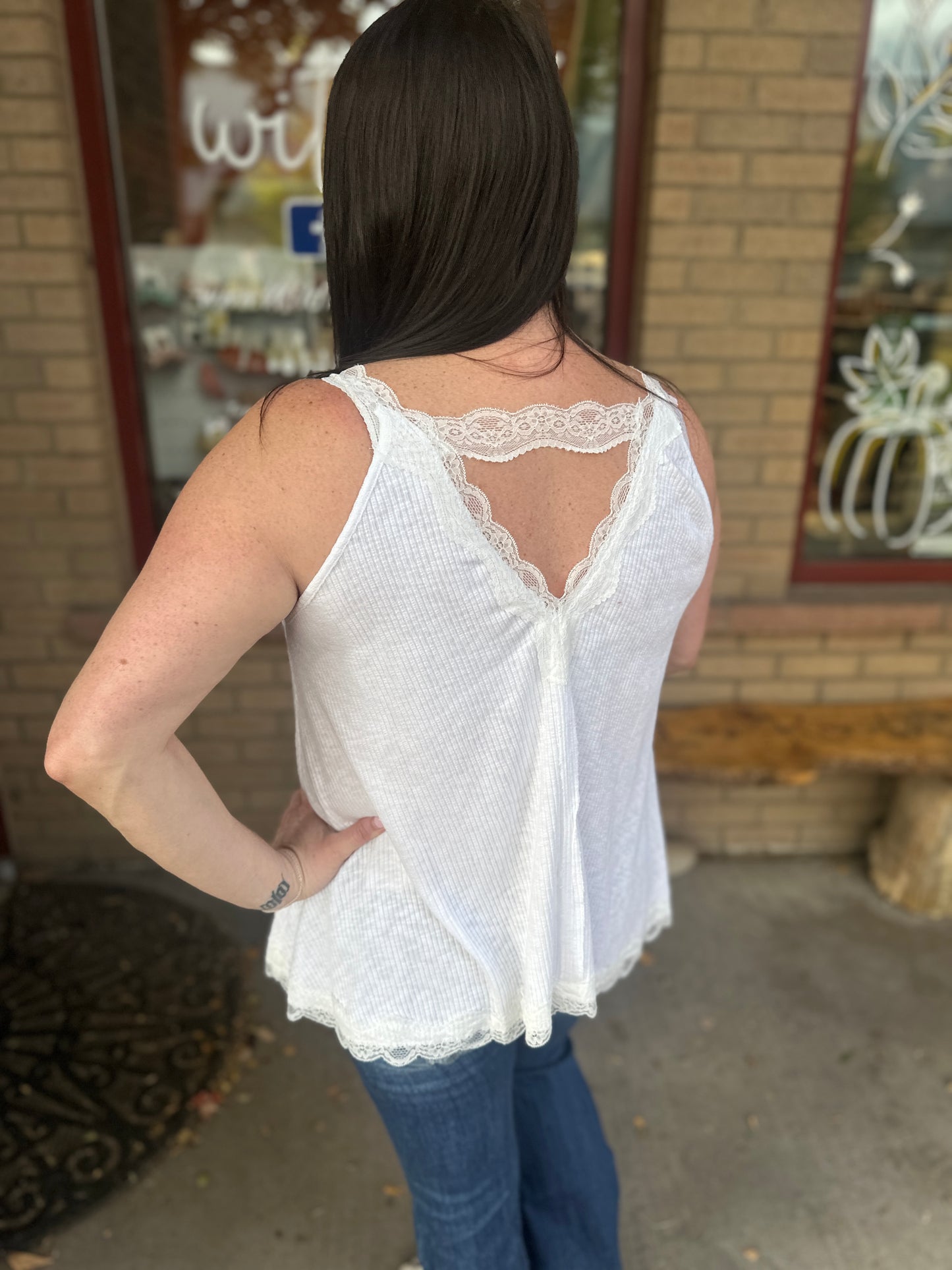 Lace A-Line Tank