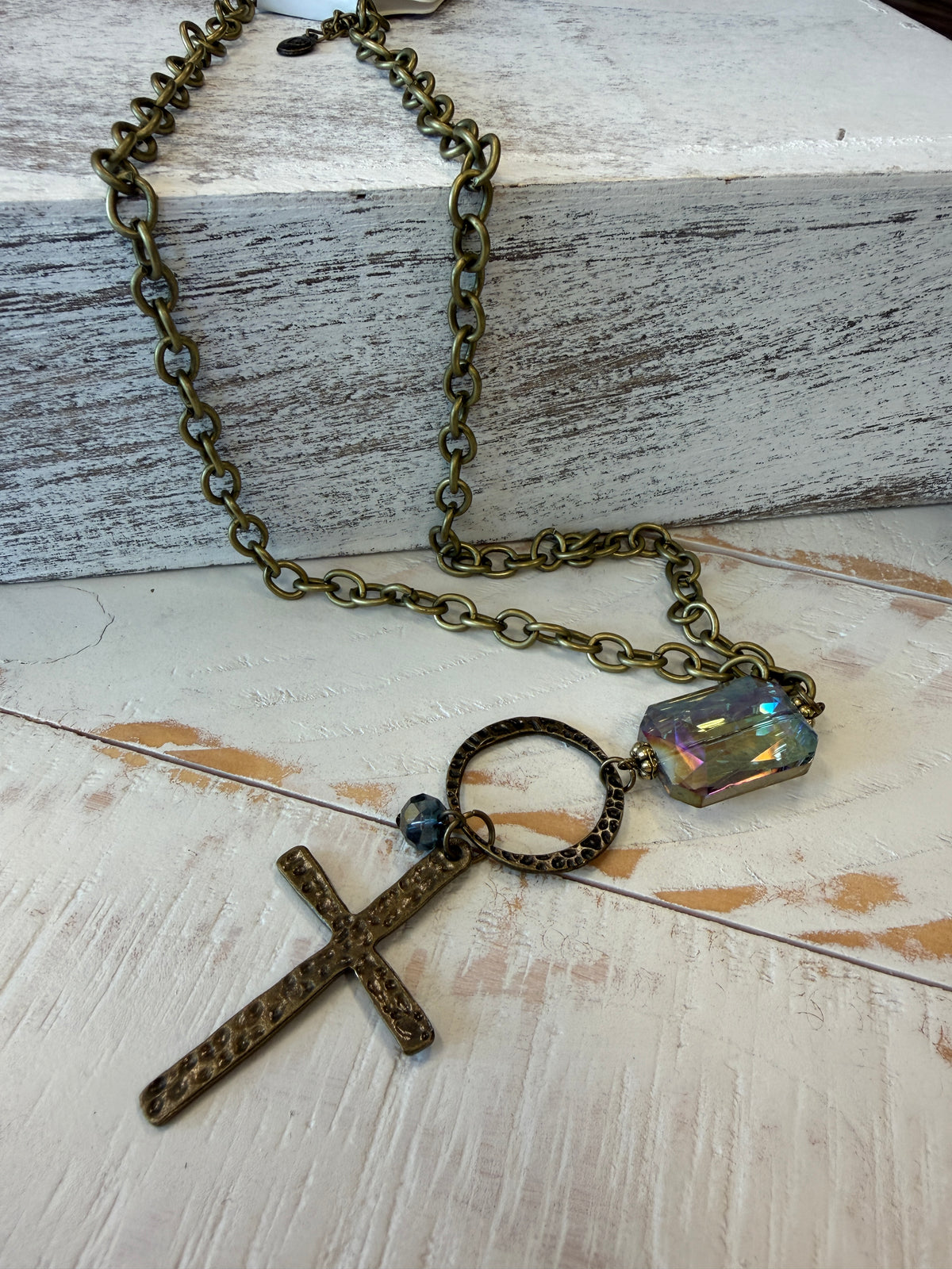 Genevieve Cross Necklace