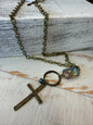Genevieve Cross Necklace