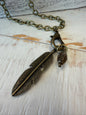 Reva Feather Necklace