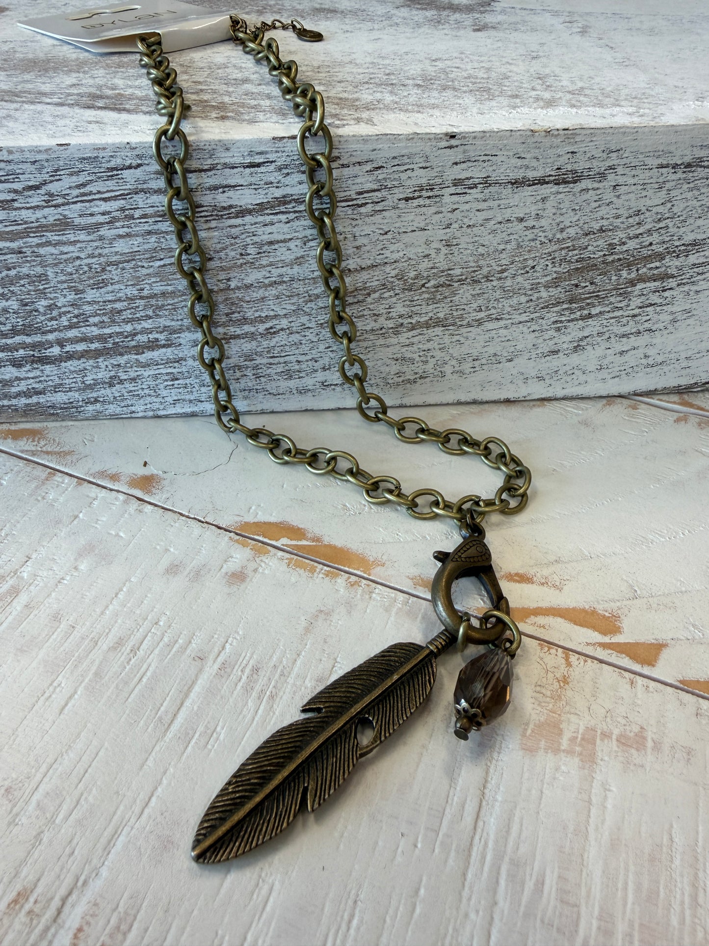 Reva Feather Necklace